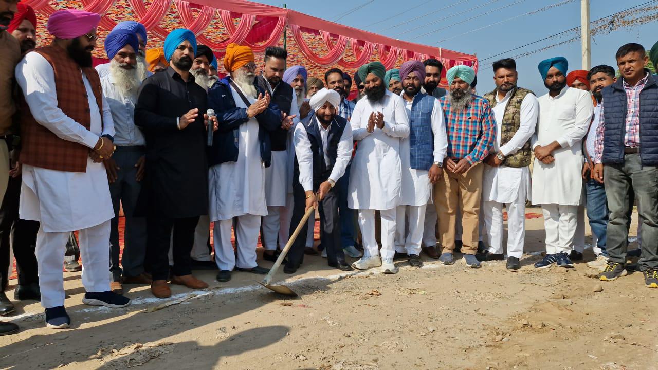MLA Kulwant Singh initiated the work of finalizing the construction of Ballomajra